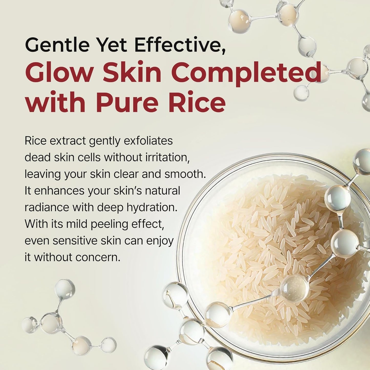 Peel Shot Glow Rice Peeling Ampoule, Soft Exfoliating Face and Body Scrub Dead Skin Cells Remover for All Skin Types Korean Skin Care 80Ml (BLACK RICE)