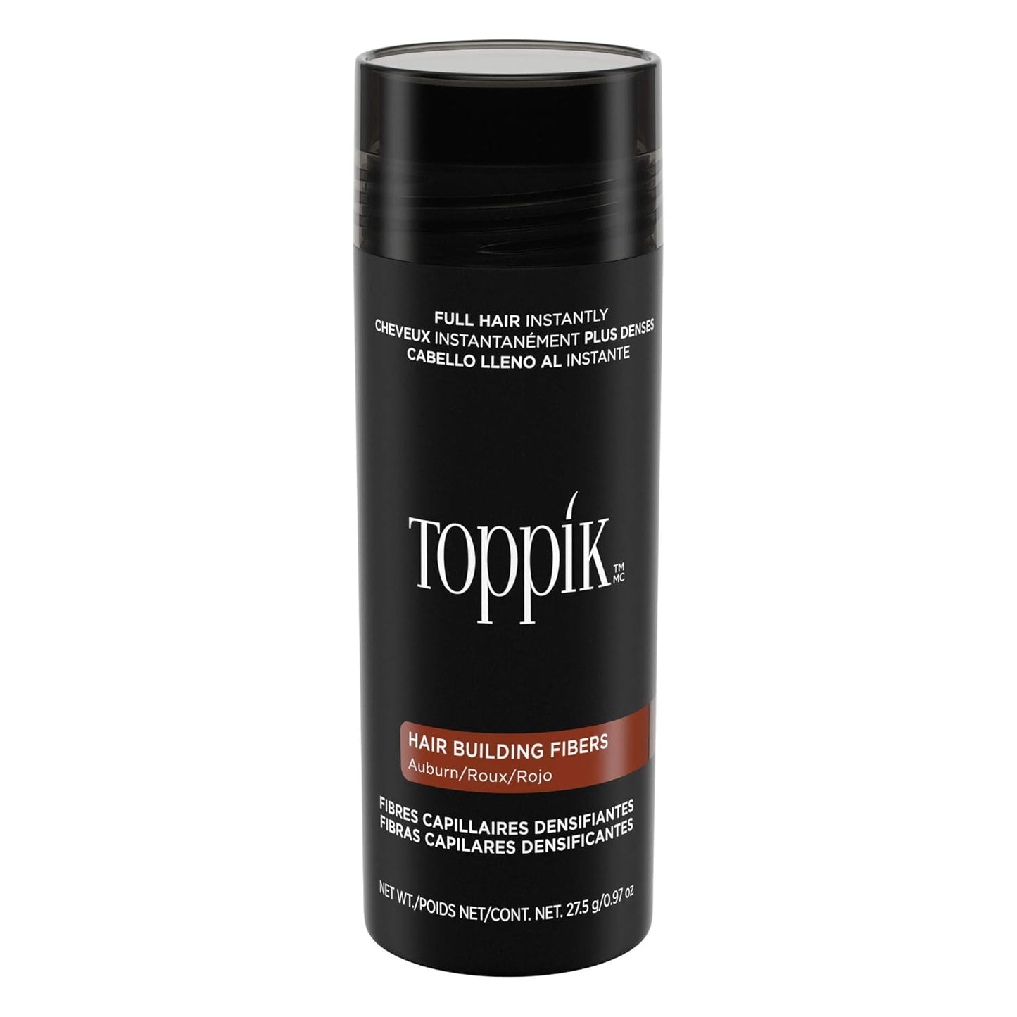 Toppik Hair Building Fibers, Fill in Fine or Thinning Hair Instantly Thicker, Fuller Looking Hair 9 Shades,4 Size Options