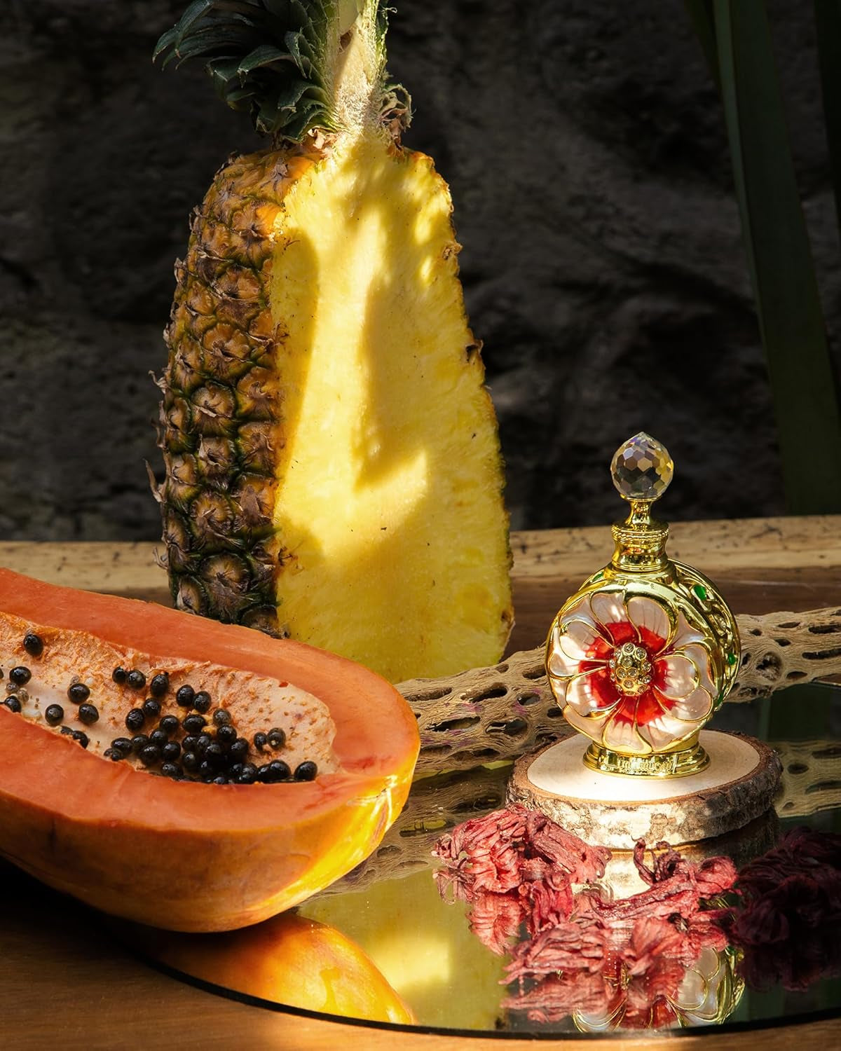 Layali Rouge - Luxury Products from Dubai - Long Lasting Personal Perfume Oil Fragrance - a Seductive Signature Aroma - 0.5 Oz