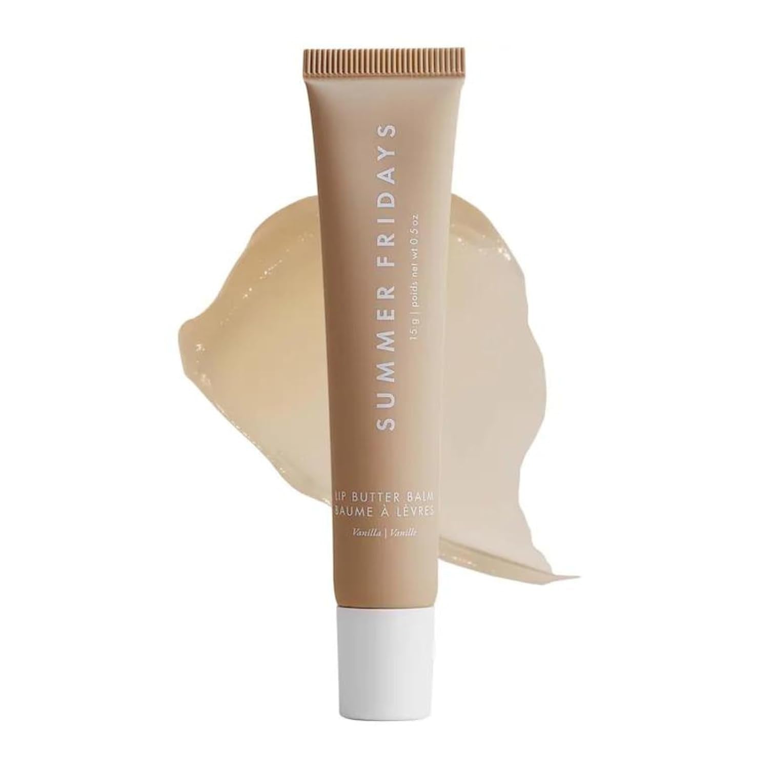 Tinted Lip Butter Balm - Conditioning Vegan Lip Balm for Instant Moisture, Shine & Hydration - Sheer-Tinted, Soothing Skincare - Pink Sugar (.5 Oz)