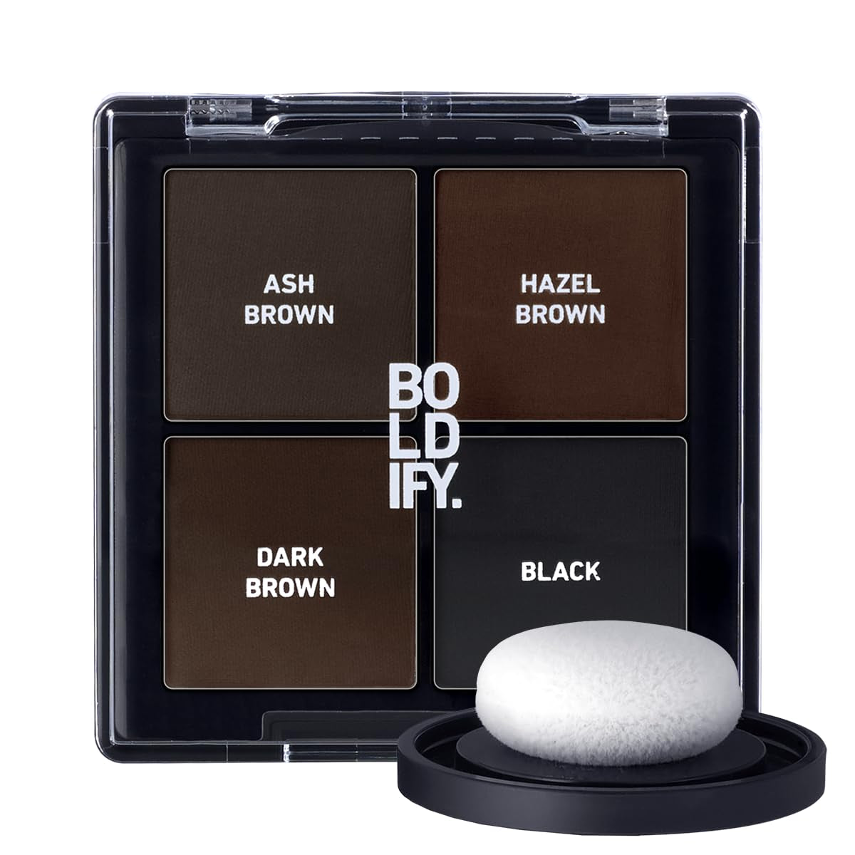Hairline Powder - Root Touch up Hair Color for Gray Coverage - Bald Spot Concealing Hair Powder for Women & Men - 48-Hour Stain-Proof - Dark Brown