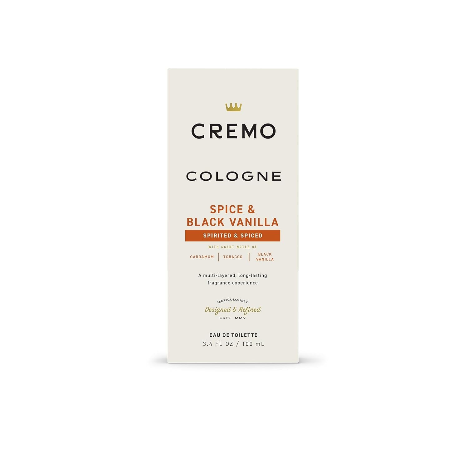 Cologne for Men - Spice & Black Vanilla Mens Cologne Spray, an Explosion of Vibrant Spices, Dark Woods and Black Vanilla, Multi-Layered Signature Men'S Fragrances, 3.4 Fl Oz