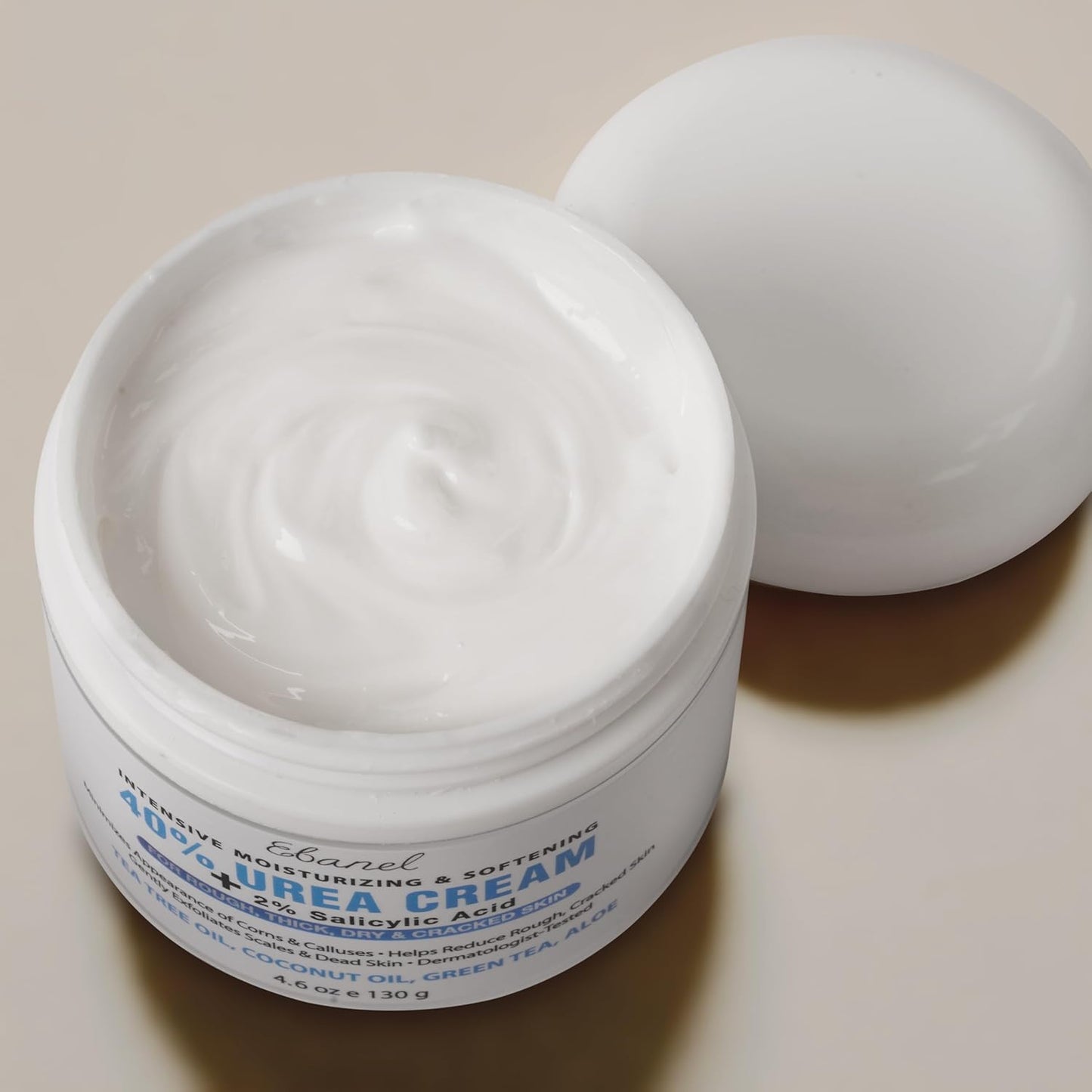 Urea Cream 40% plus Salicylic Acid 2%, Foot Cream for Dry Cracked Heels Feet Knees Elbows Hands, Foot Dead Skin Cuticle Callus Remover Toenail Softener, Keratolytic Skin Barrier Repair