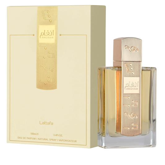Angham - Citrus, Lavender, Musk, Amber, Vanilla - Eau De Parfum Long-Lasting Fragrance for Unisex, 3.40 Ounce / 100 Ml