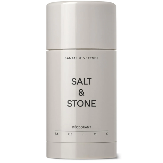 Aluminum Free Deodorant | Extra Strength 48 Hour Protection for Women & Men | Made with Seaweed Extracts, Shea Butter & Prebiotics (Santal & Vetiver)