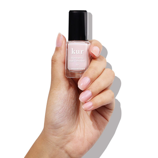 Illuminating Nail Concealer - Sheer Brightening Nail Polish & Strengthener for Yellowing, Damaged or Discolored Nails, Natural Nail Perfector, 21+ Free, 0.4 Fl Oz