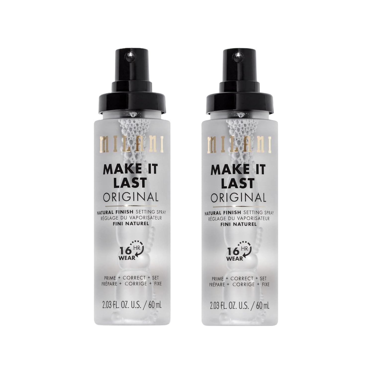 Setting Spray + Primer, Make It Last Original - Natural Finish with Niacinamide for Hydration, Setting Spray for Makeup and Face Primer, 3-In-1 Prime + Hydrate + Set, 2.03 Fl. Oz