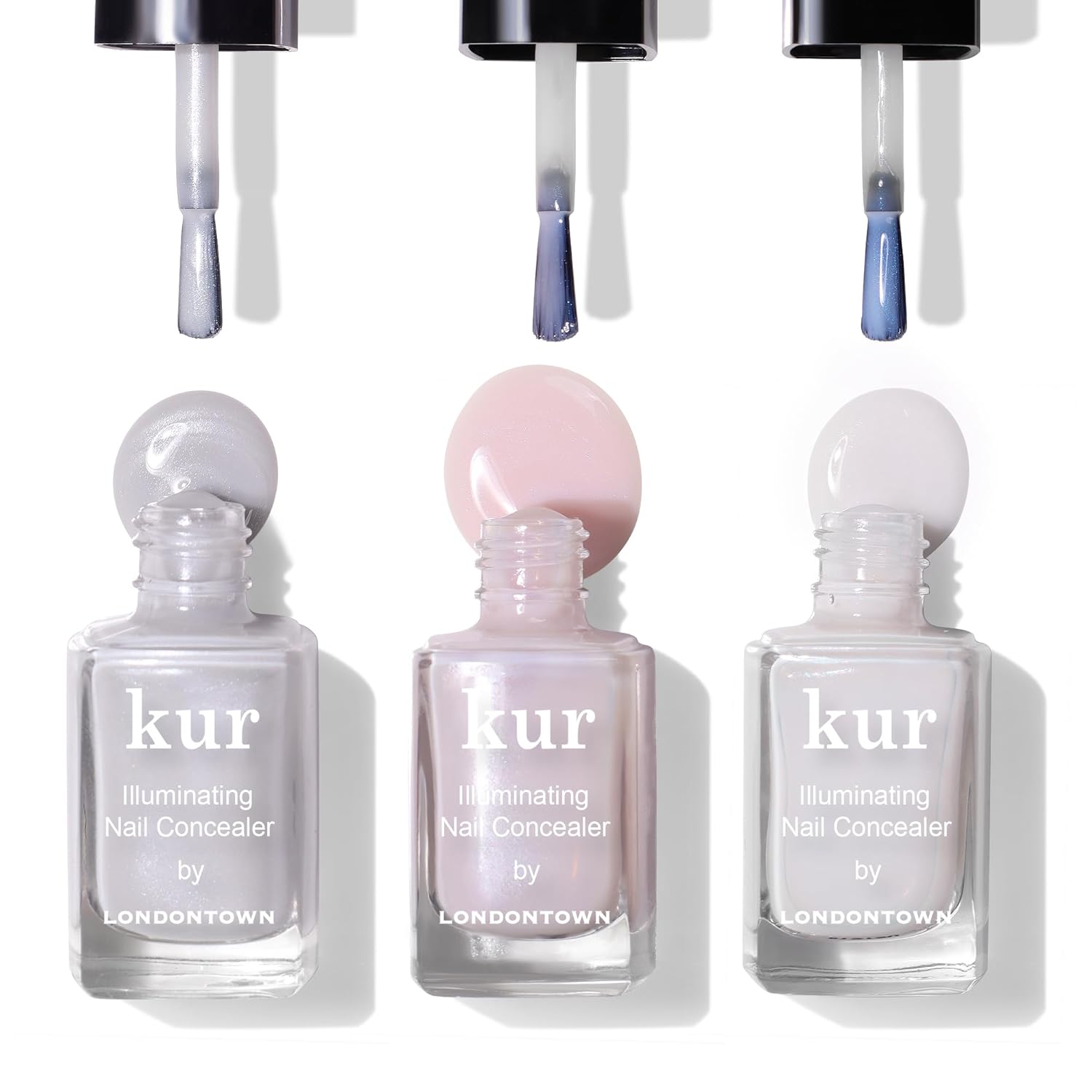 Illuminating Nail Concealer - Sheer Brightening Nail Polish & Strengthener for Yellowing, Damaged or Discolored Nails, Natural Nail Perfector, 21+ Free, 0.4 Fl Oz