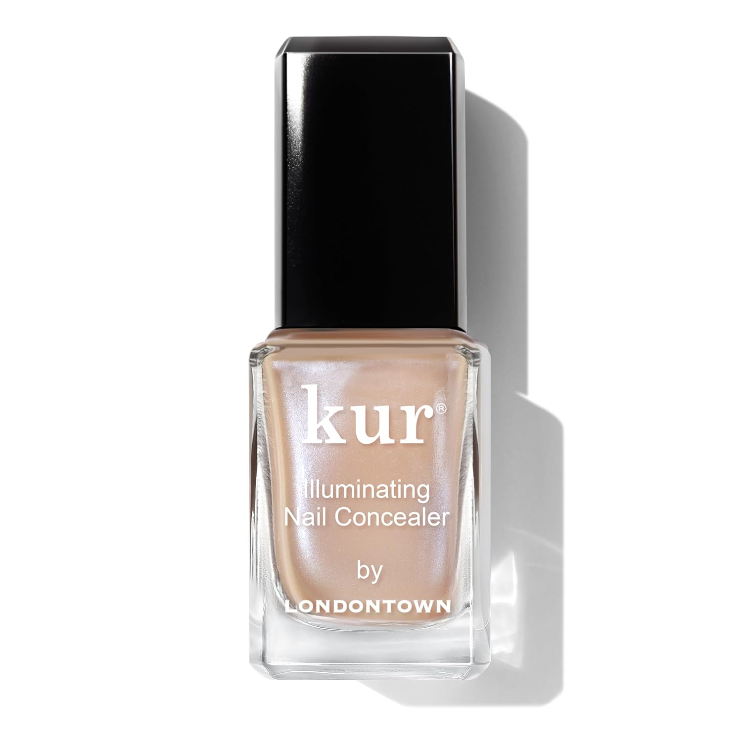 Illuminating Nail Concealer - Sheer Brightening Nail Polish & Strengthener for Yellowing, Damaged or Discolored Nails, Natural Nail Perfector, 21+ Free, 0.4 Fl Oz