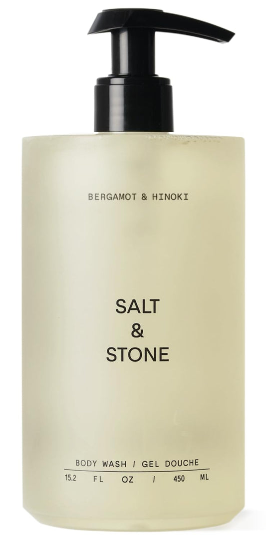 Body Wash with Antioxidants for Deep Moisture | for Women & Men, Sulfate, Paraben, & Dye Free, Leaving Skin Soft and Hydrated | Bergamot & Hinoki 15.2 Fl Oz