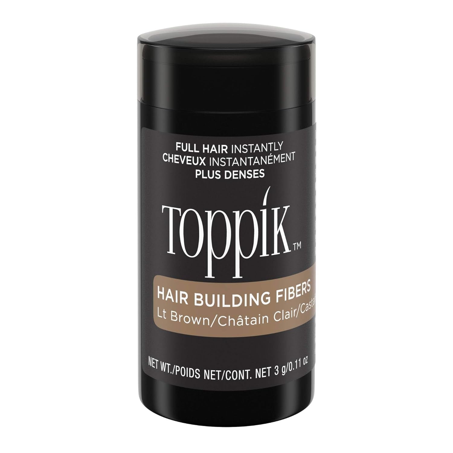 Toppik Hair Building Fibers, Fill in Fine or Thinning Hair Instantly Thicker, Fuller Looking Hair 9 Shades,4 Size Options