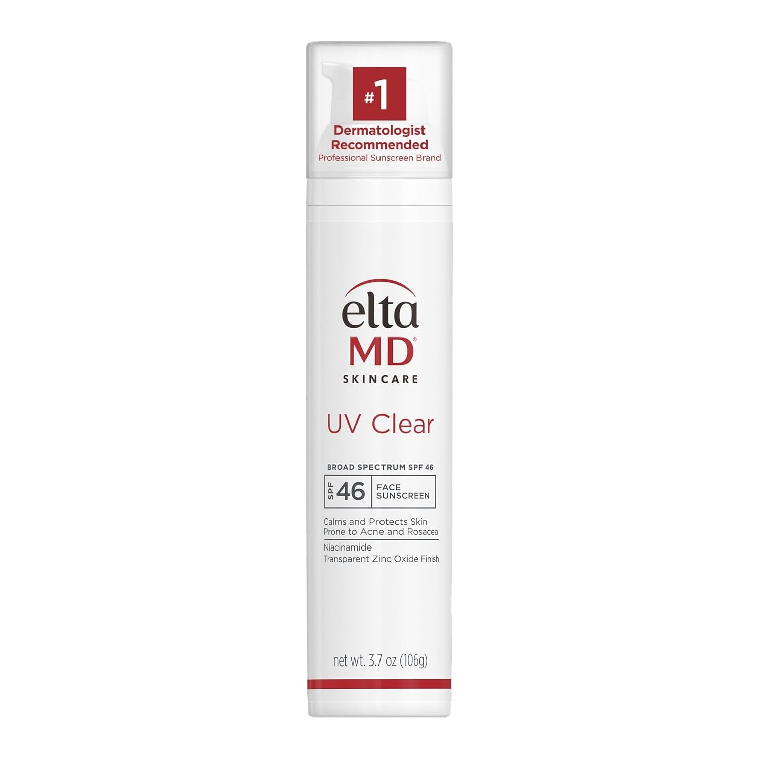 UV Clear Face Sunscreen SPF 46, Oil-Free Sunscreen with Zinc Oxide, Dermatologist Recommended