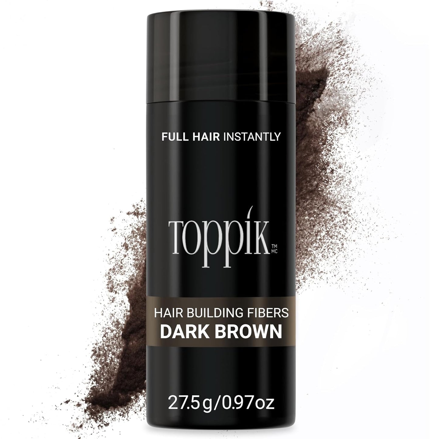 Toppik Hair Building Fibers, Fill in Fine or Thinning Hair Instantly Thicker, Fuller Looking Hair 9 Shades,4 Size Options