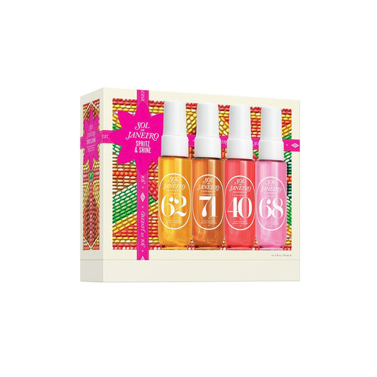 Spritz & Shine Cheirosa Perfume Mist Set | Amazon Exclusive | Perfume Mist Discovery Set of 4 | Holiday Gift Set