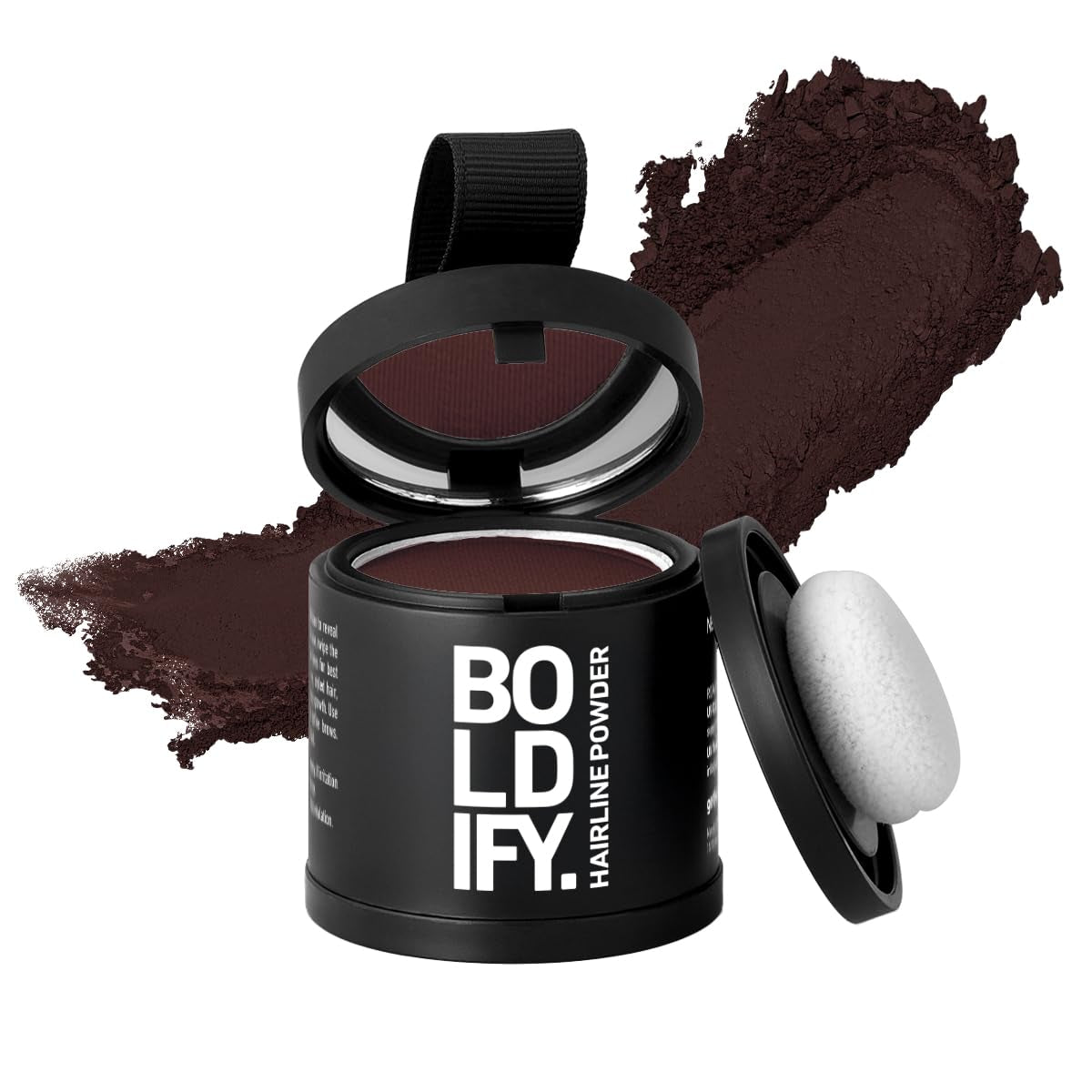 Hairline Powder - Root Touch up Hair Color for Gray Coverage - Bald Spot Concealing Hair Powder for Women & Men - 48-Hour Stain-Proof - Dark Brown