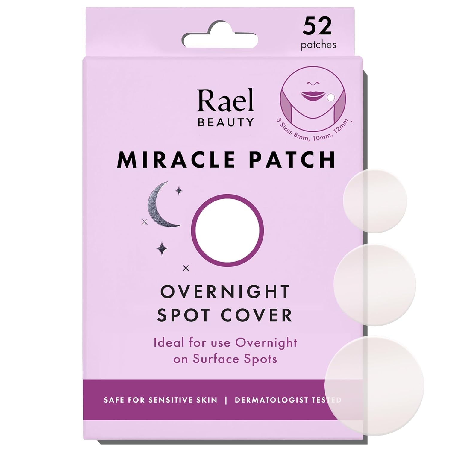 Pimple Patches, Miracle Invisible Spot Cover - Hydrocolloid Acne Patch, Treatment for Breakouts, Absorbs Zits & Blemish, Korean Skin Care, 2 Sizes (96 Count)