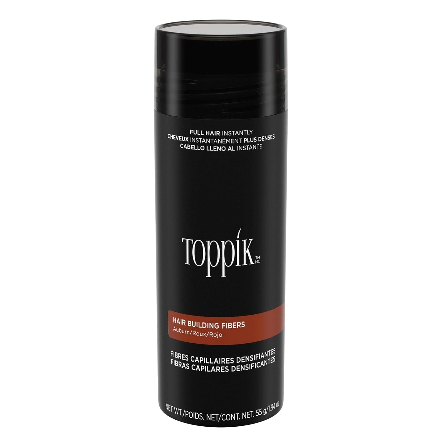 Toppik Hair Building Fibers, Fill in Fine or Thinning Hair Instantly Thicker, Fuller Looking Hair 9 Shades,4 Size Options
