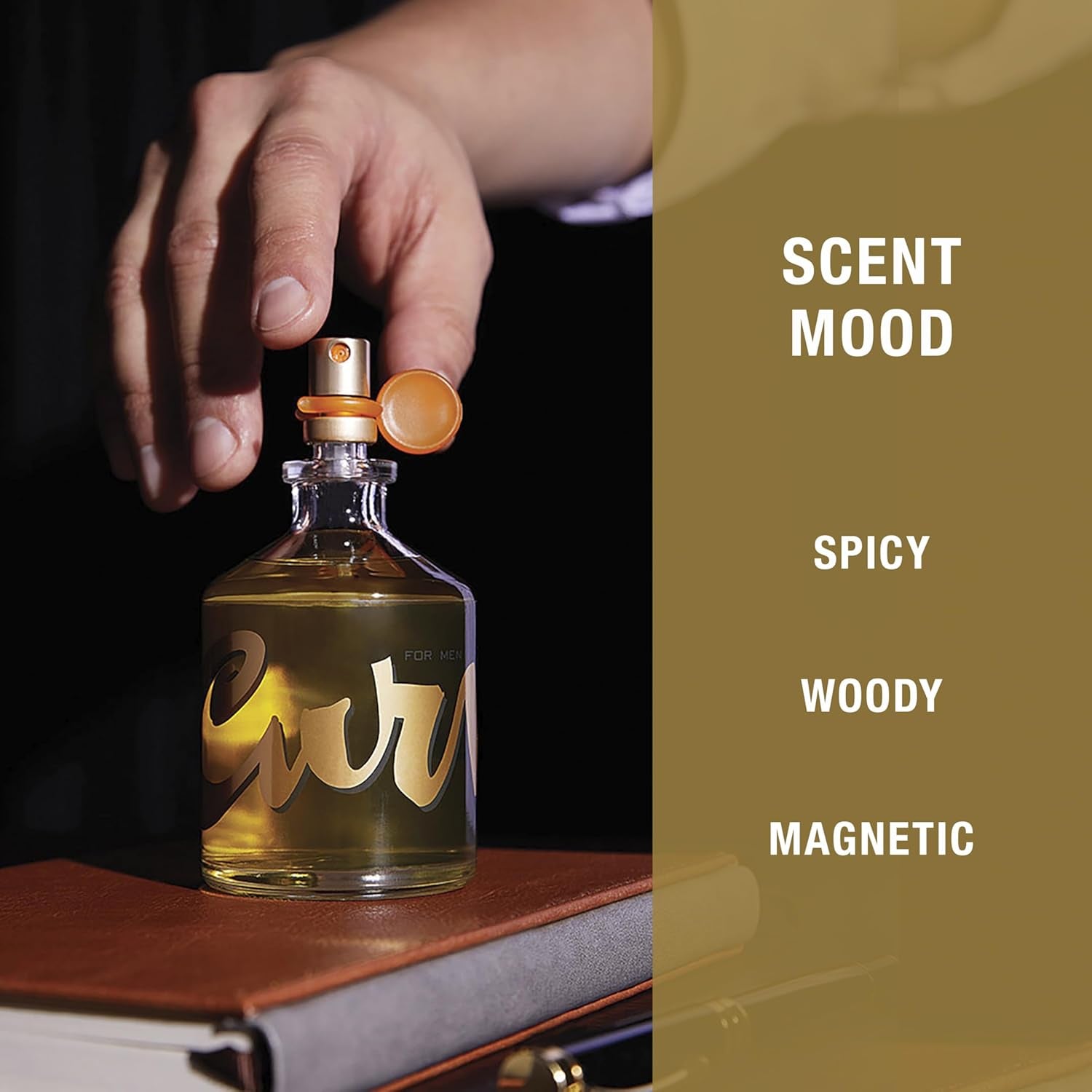 for Men Cologne Spray, Spicy Woody Magnetic Scent for Day or Night, 4.2 Fl Oz